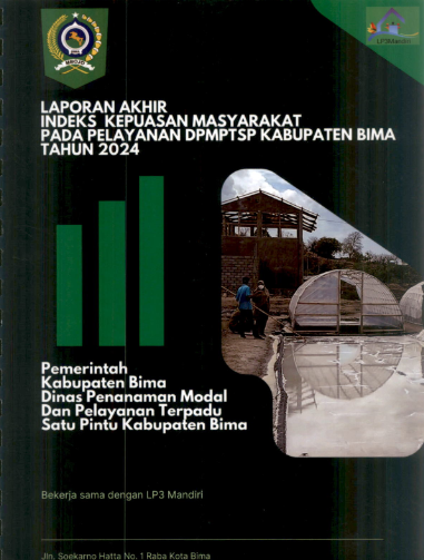 Indeks Kepuasan Masyarakat (IKM) DPMPTSP Kabupaten Bima Tahun 2024